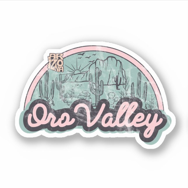 Oro Valley, Arizona  Sticker (Front)