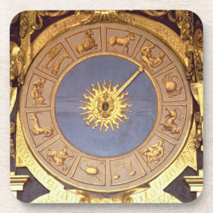 Orologio Zodicale (Zodiac Clock) (fresco and gilde Drink Coaster