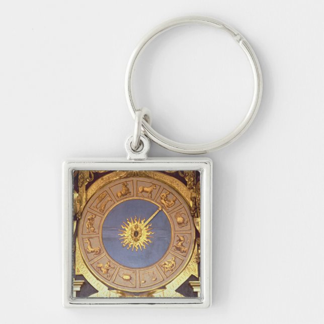 Orologio Zodicale (Zodiac Clock) (fresco and gilde Keychain (Front)