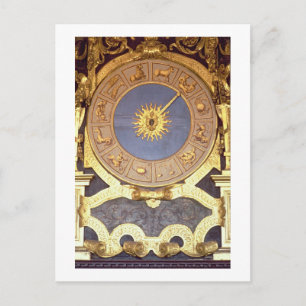 Orologio Zodicale (Zodiac Clock) (fresco and gilde Postcard