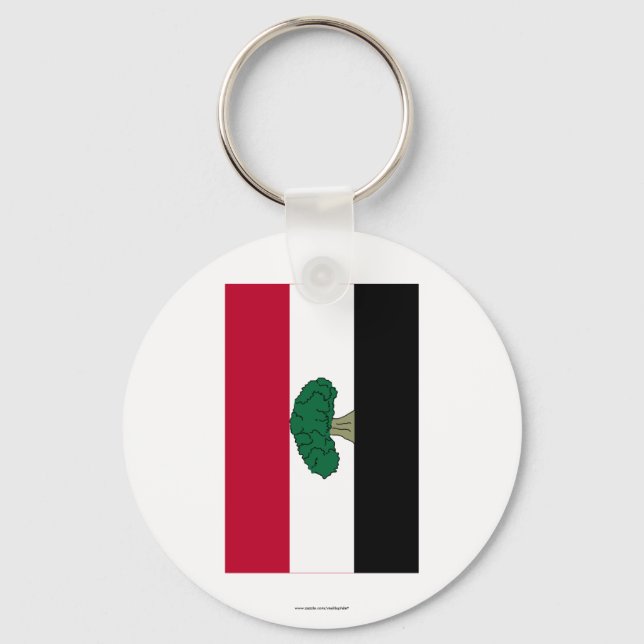 Oromia Flag Keychain (Front)