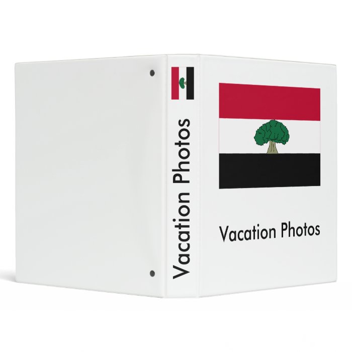 Oromia Flag Vinyl Binder