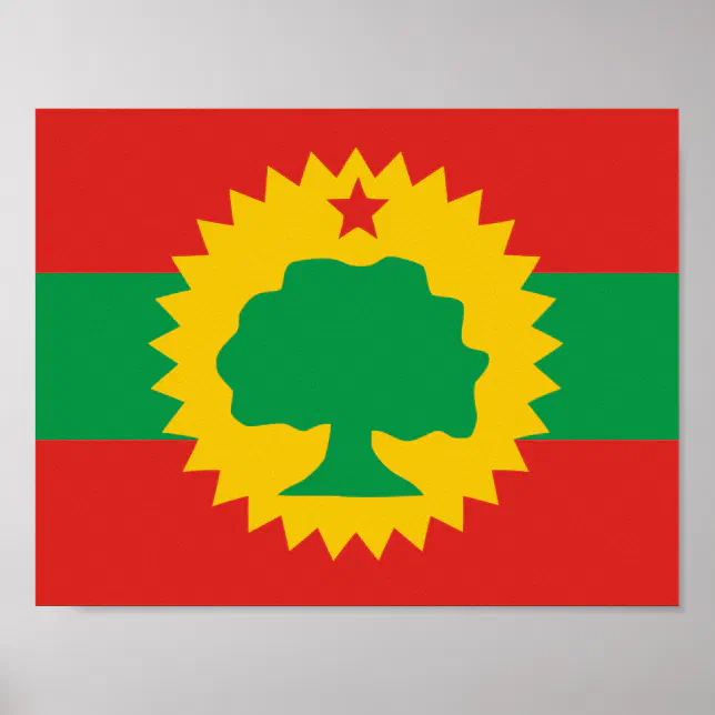 Oromo Flag Poster