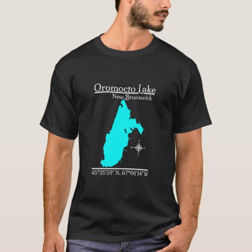 Oromocto Lake New Brunswick Long Sleeve T Shirt