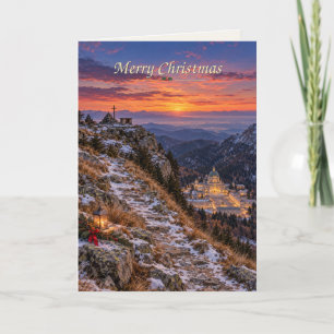 Oropa Italy Merry Christmas Holiday Card