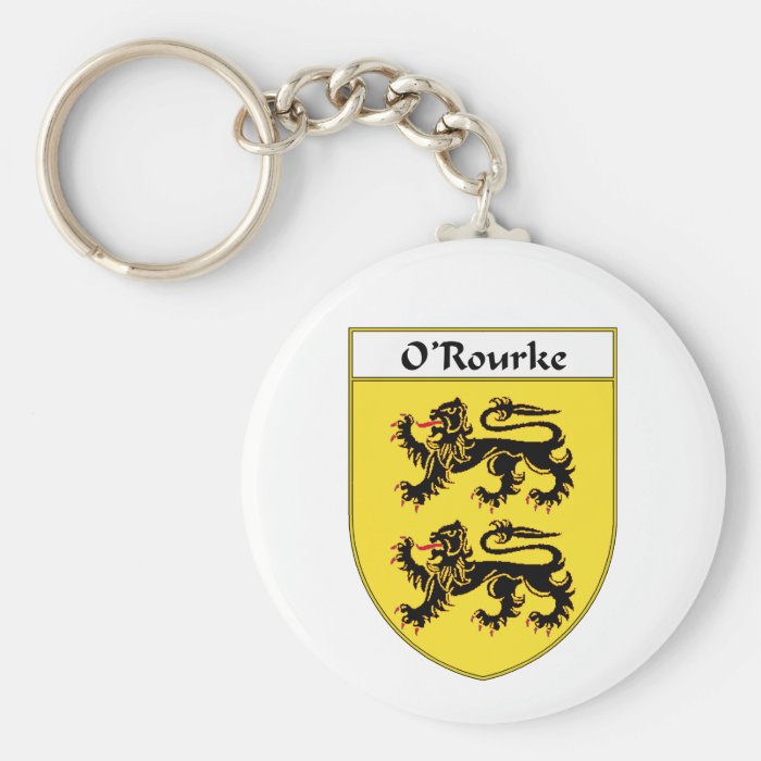 O'Rourke Coat of Arms/Family Crest Key Chains