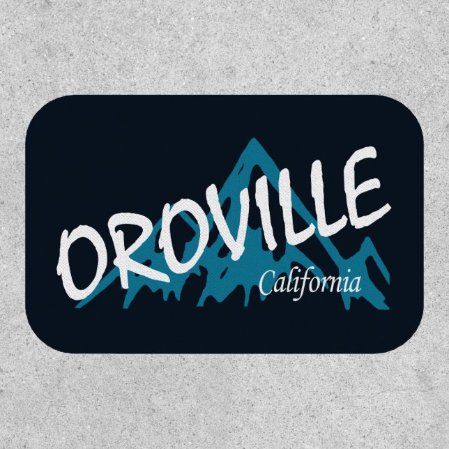Oroville California Mountains Patch (Front)