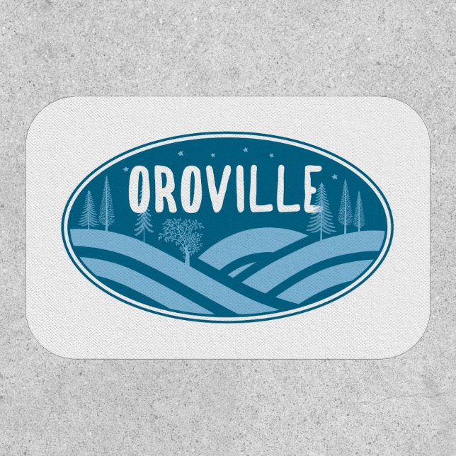 Oroville California Outdoors Patch (Front)