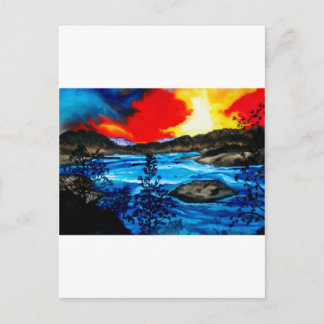 Oroville Colors Postcard