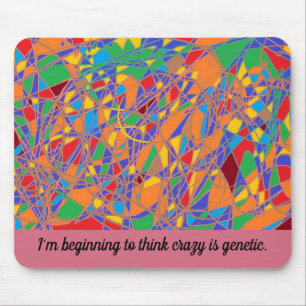 orphan Black abstract art beginning to thin crazy Mouse Pad