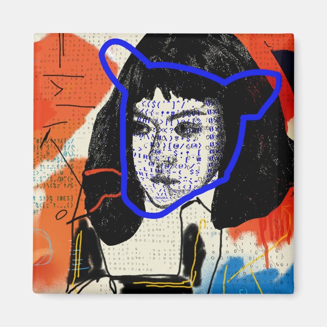 Orphan Black | Abstract MK Clone - Project Leda Magnet (Front)