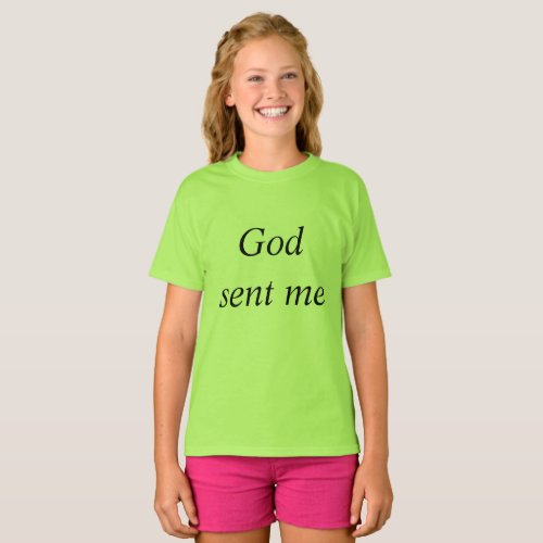 Orphan Black Allison quote God sent me T_Shirt