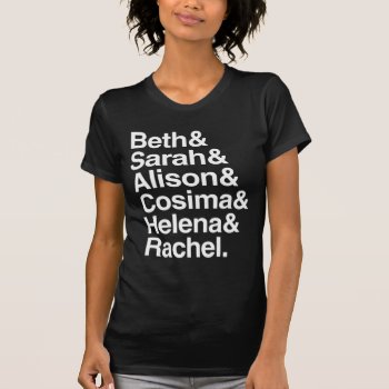 Orphan Black | Ampersand Design T-shirt by OrphanBlack at Zazzle