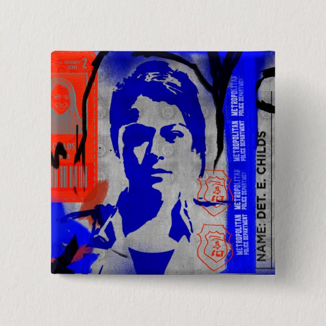 Orphan Black | Beth Childs Silhouette Pinback Button (Front)