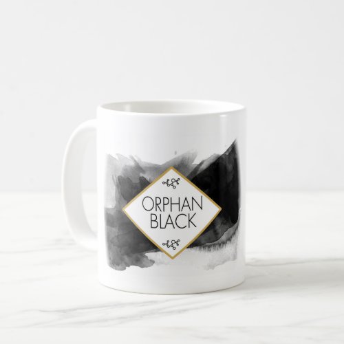 Orphan Black Black Watercolor Coffee Mug