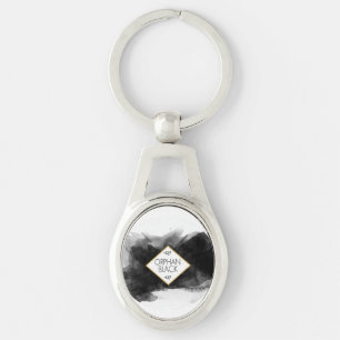 Orphan Black Black Watercolor Keychain