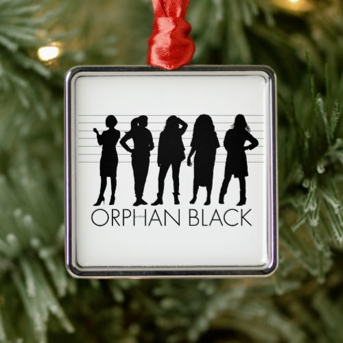 Orphan Black  Character Silhouette Metal Ornament