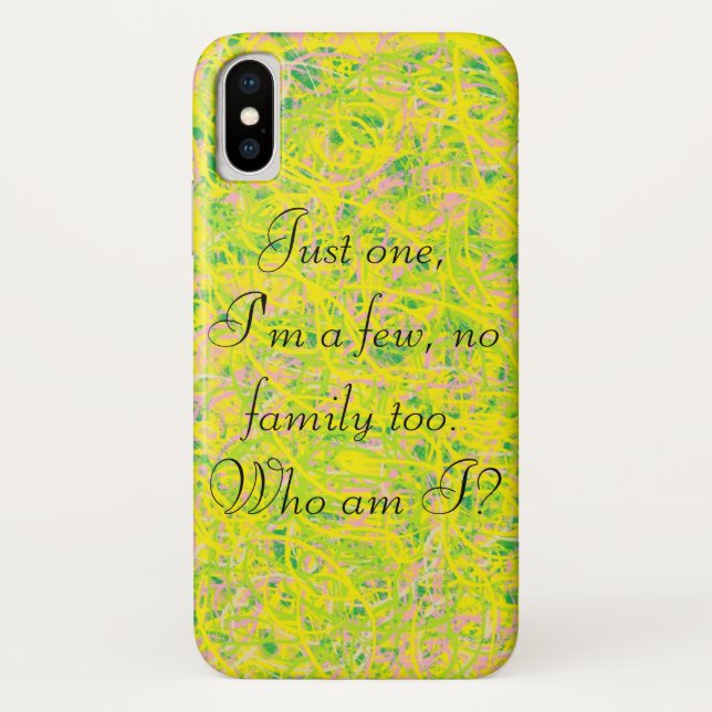 Orphan Black clone club pass phrase Case-Mate iPhone Case (Back)