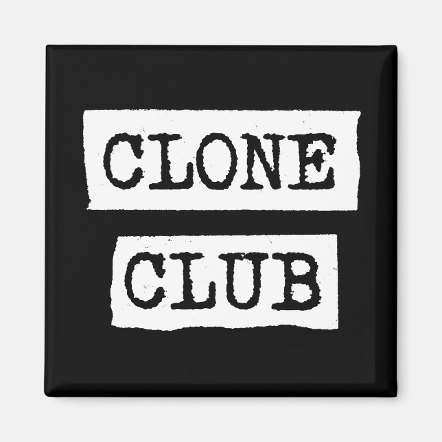 Orphan Black | Clone Club Typography Magnet (Front)