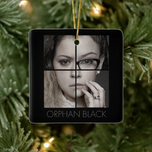 Orphan Black  Clone Collage Ceramic Ornament