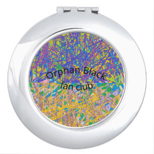 Orphan Black fan club abstract art opal look Compact Mirror