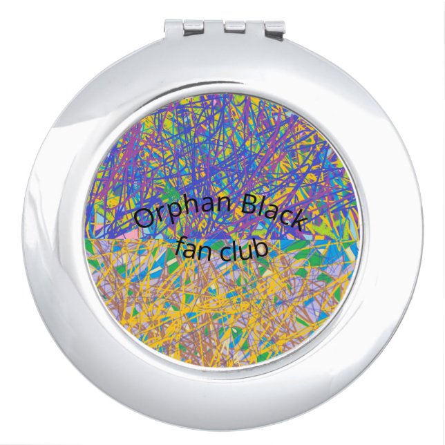 Orphan Black fan club abstract art opal look Compact Mirror (Front)