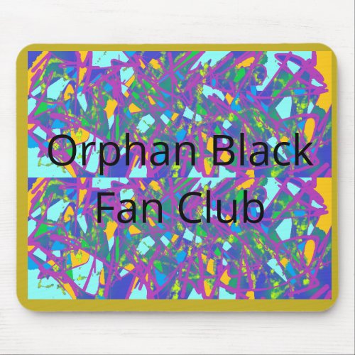 Orphan Black fan club abstract design Mouse Pad