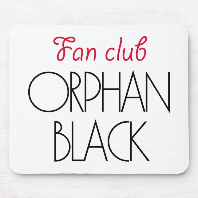 Orphan black fan club mouse pad (Front)