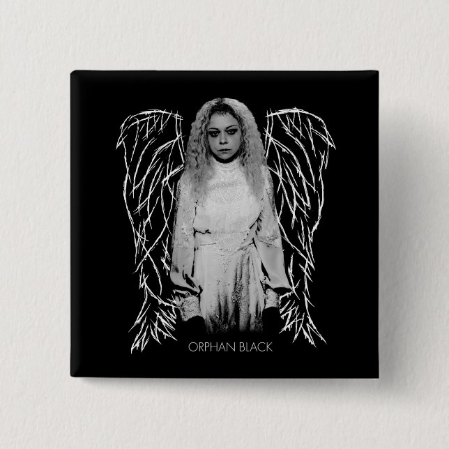 Orphan Black | Helena - Angel Wings Pinback Button (Front)