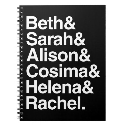 Orphan Black  Helvetica Design Notebook