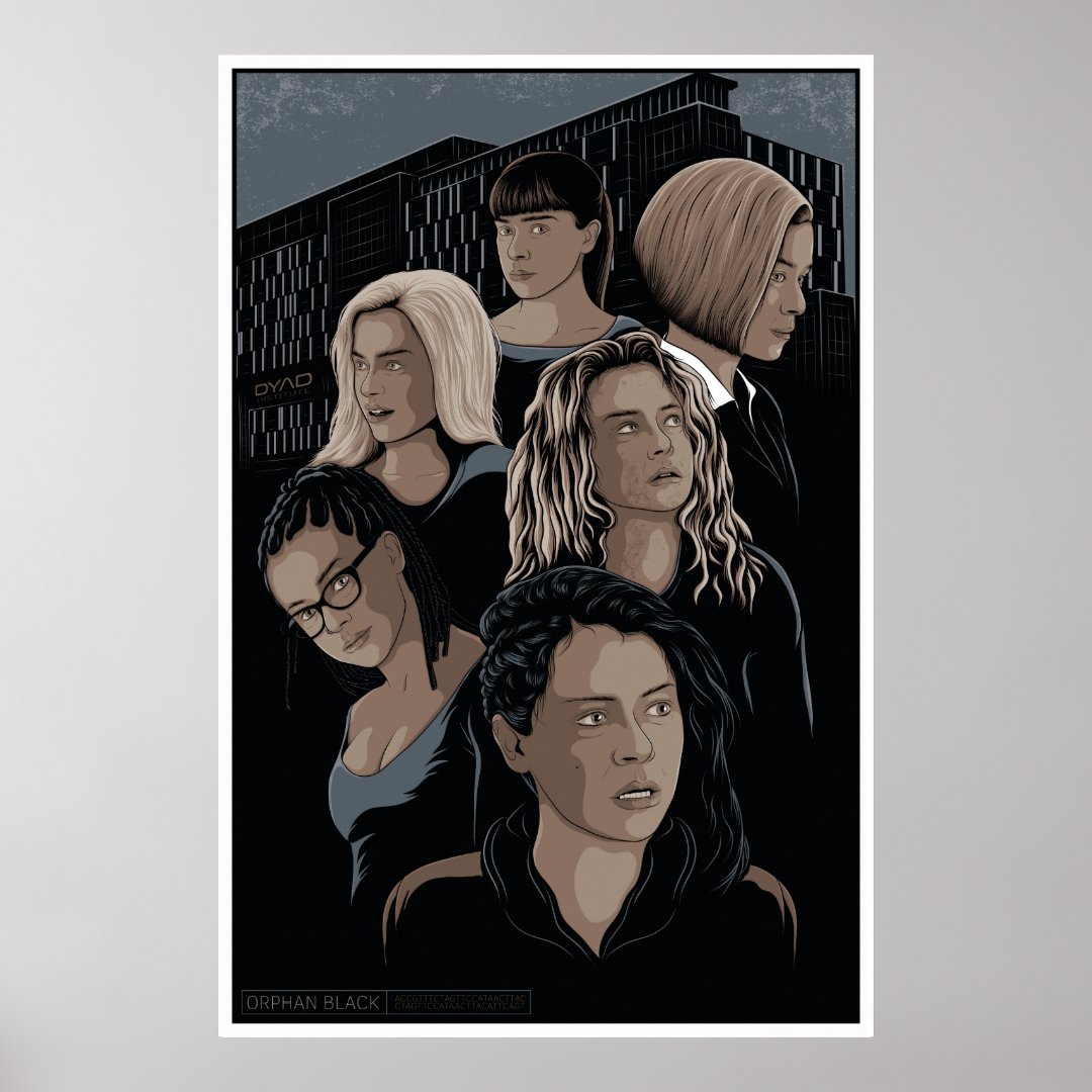 Orphan Black Illustrated Poster | Zazzle