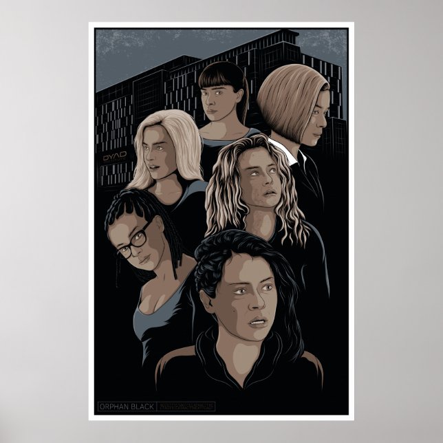 Orphan Black Illustrated Poster (Front)