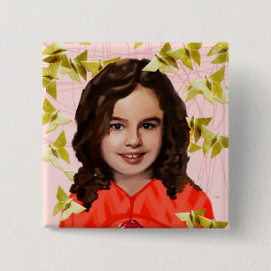 Orphan Black Kira - Girly Origami Pinback Button