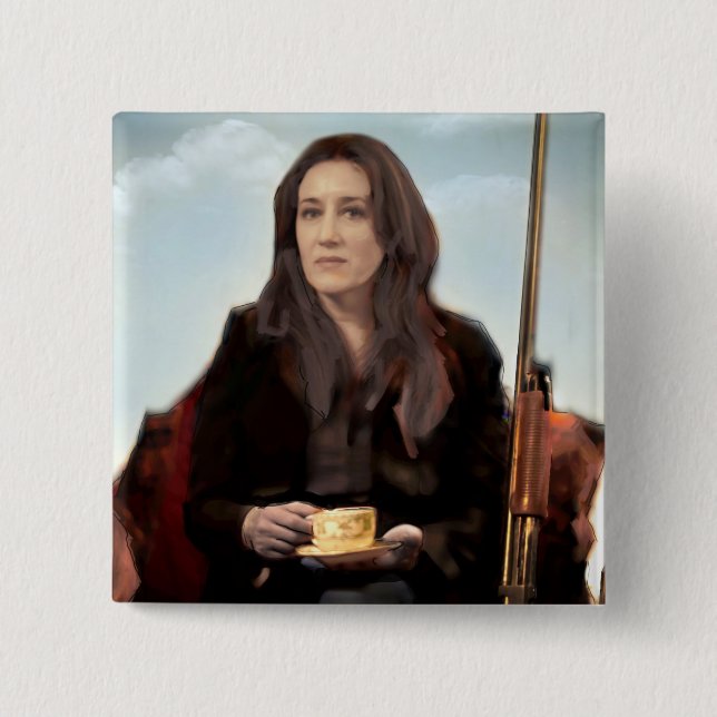 Orphan Black | Mrs S - Cool Feminist Pinback Button (Front)