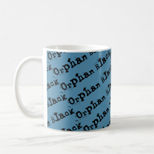 Orphan Black repeat pattern distressed font tv sho Coffee Mug