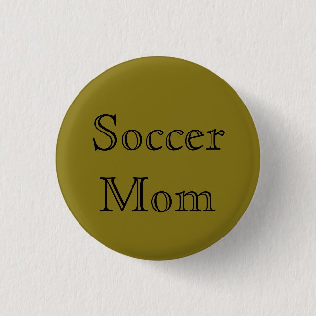 Orphan Black soccer mom, refers Allison hendrikx Pinback Button (Front)
