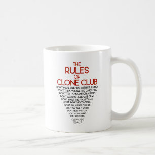 Orphan Black The Rules of Clone Club Coffee Mug