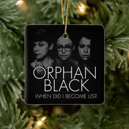 Orphan Black  Three Sestras Silhouette Ceramic Ornament