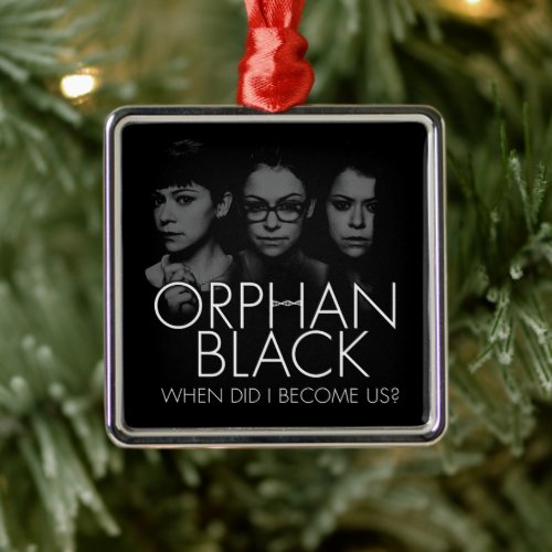 Orphan Black  Three Sestras Silhouette Metal Ornament
