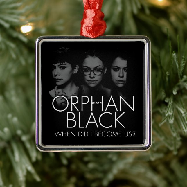 Orphan Black | Three Sestras Silhouette Metal Ornament (Tree)
