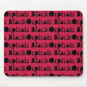 Orphan Black TV show name in distressed font Mouse Pad