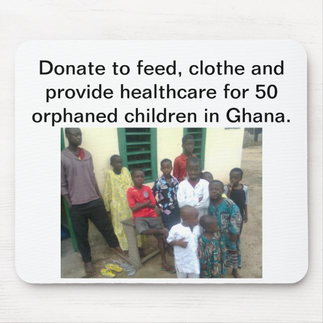 Orphaned Children in Ghana Mouse Pad (Front)