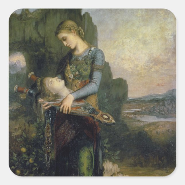 Orpheus, 1865 square sticker (Front)