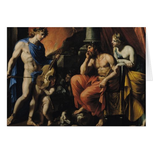 Orpheus before Pluto and Persephone Cards (Front Horizontal)