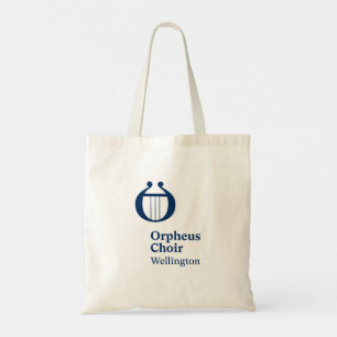 Orpheus Choir Wellington Tote Bags - blue logo