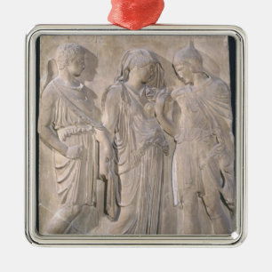 Orpheus, Eurydice and Hermes Metal Ornament