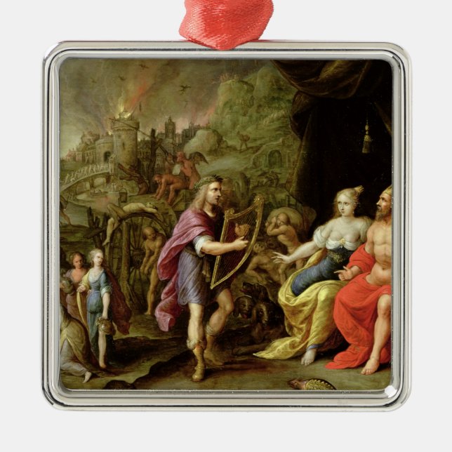 Orpheus in the Underworld Metal Ornament (Front)