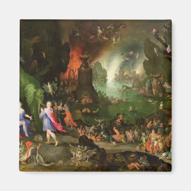 Orpheus with a Harp Playing to Pluto Magnet (Front)