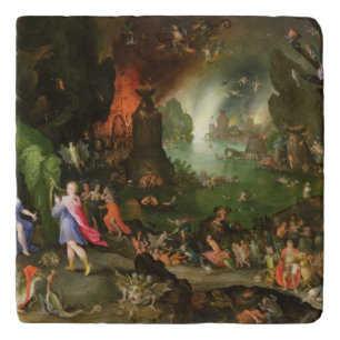 Orpheus with a Harp Playing to Pluto Trivet