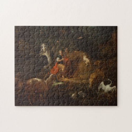 Orpheus with Animals in a Landscape before 1720 Jigsaw Puzzle